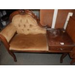 Upholstered Telephone Seat