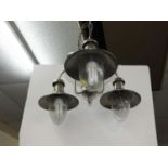Three Branch Ceiling Light Fitting