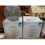 2x Boxed New Twisted Wire Light Shades