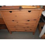 Pine Three Drawer Chest of Drawers