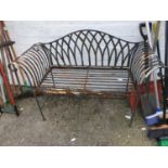 Metal Garden Bench