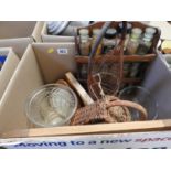 Box of Kitchenalia etc