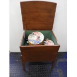 Sewing Box and Contents