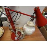 Anglepoise Type Lamp and Other