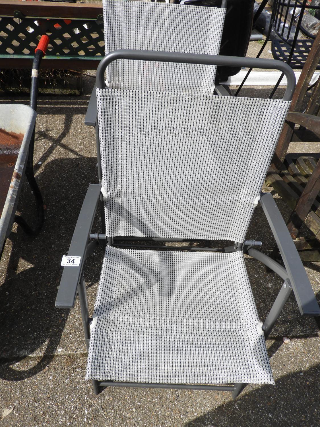 Pair of Folding Garden Chairs