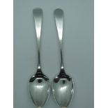 Pair of Georgian Silver Teaspoons - 38gms