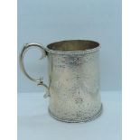 Victorian London Silver Christening Mug - 160gms - 3" High