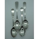 4x Victorian Silver Spoons - 75gms