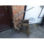 Old Hobbies Treadle Operated Saw