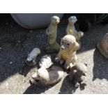 Quantity of Concrete Garden Ornaments - Animals