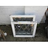 Quantity of Leaded Glazed Window Panes