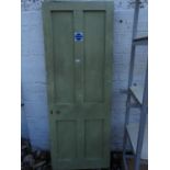 Painted Four Panel Door