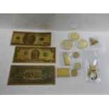 Yellow Metal Collectors Coins and Ingots