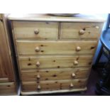 Pine Two over Four Chest of Drawers