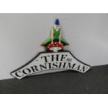 Painted Metal Sign - The Cornishman