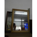 Gilt Framed Mirror and One Other