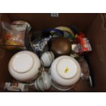 Box of Misc - China and Glassware