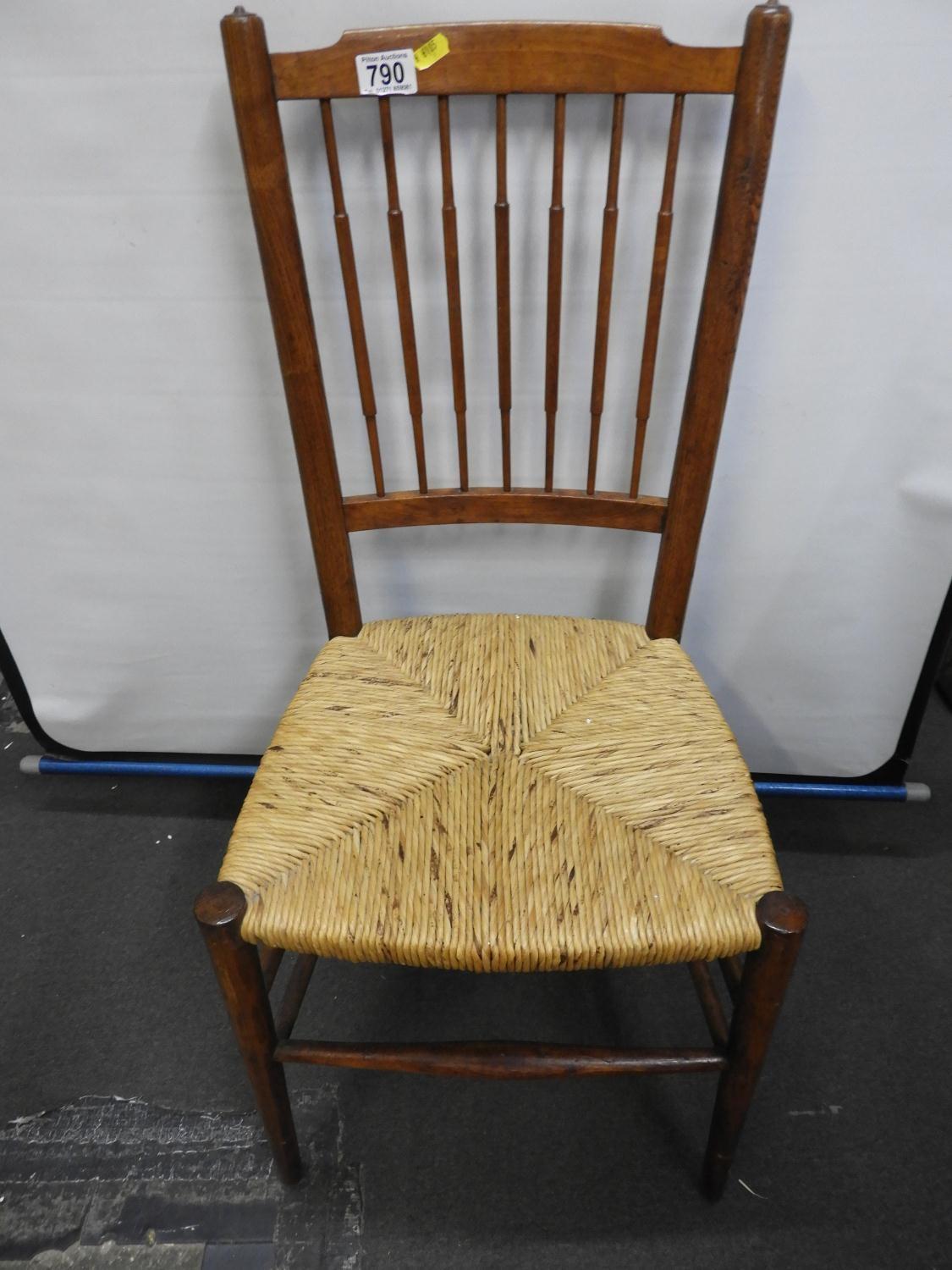 Rush Seated Dining Chair