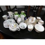 Vintage China Part Tea Sets - Royal Minton etc