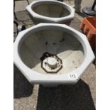 Pair of Pedestal Garden Planters