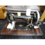 Wood Cased Sewing Machine