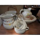 Quantity of China - Washstand Jug and Bowl Sets etc