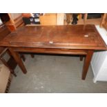 Dining Table with Two Drawers under