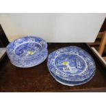 Quantity of Blue and White China - Sandwich Plate etc