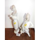 2x Lladro Figures