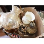 Vintage Wall Mountable Light Fittings, Oil Lamp etc