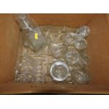 Box of Vintage Glassware