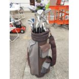 Golf Bag and Contents - Clubs