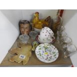 Quantity of China and Glassware - Character Jug etc