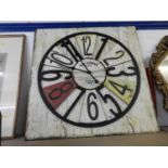 Large Modern Wall Clock