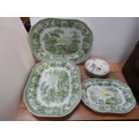 Quantity of China - Vintage Meat Plates etc