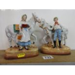 2x Mantelpiece Ornaments