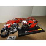 Toy Cars and Motor Cycles