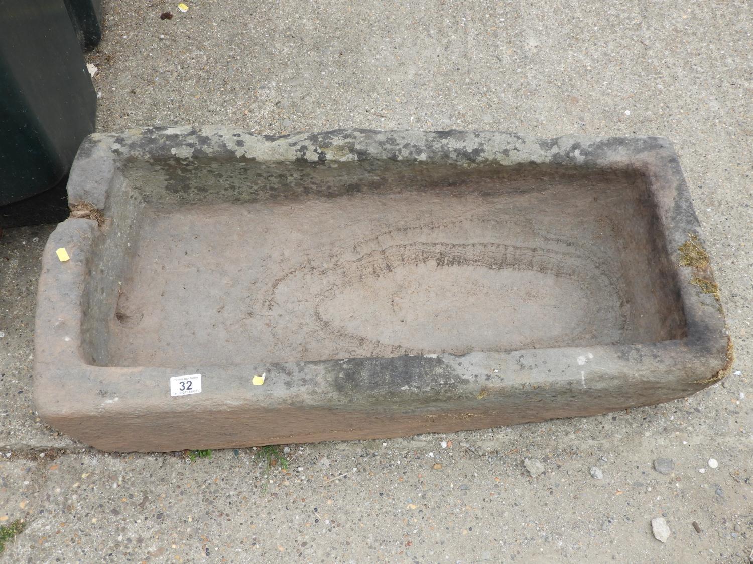 Carved Stone Trough
