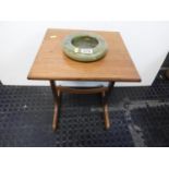 Onyx Ashtray and G Plan Lamp Table