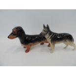 2x Beswick Dog Ornaments