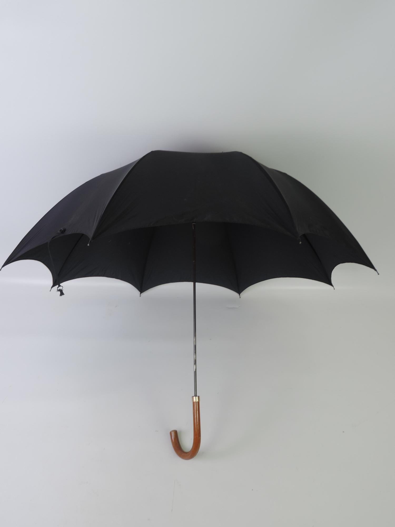 Gents Vintage Umbrella with 18ct Gold Mount