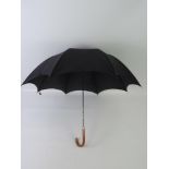 Gents Vintage Umbrella with 18ct Gold Mount