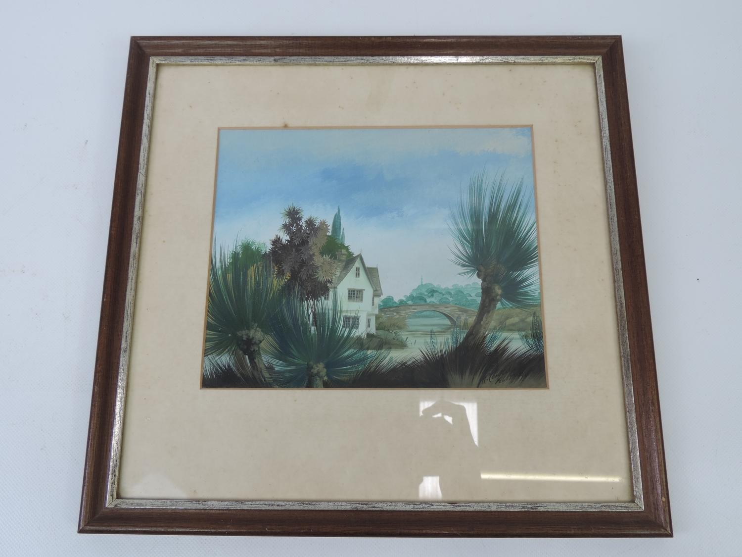 Signed Framed Richard Constable Watercolour - Visible Picture 8.25" x 6.75"