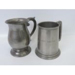 2x Pewter Tankards - One Royal Auxiliary Air Force