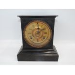 American Metal Cased Mantel Clock By the Ansonia Clock Co.