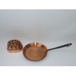 Victorian Copper Pan and Jelly Mould