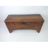 19th Century Elm Coffer - 42" Wide x 14" Deep x 21" High