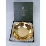 Boxed WMF 24ct Gold Plated Pierced Trinket Dish