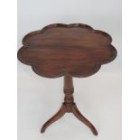 Victorian Mahogany Tilt Top Tripod Wine Table