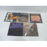 5x Black Sabbath LPs